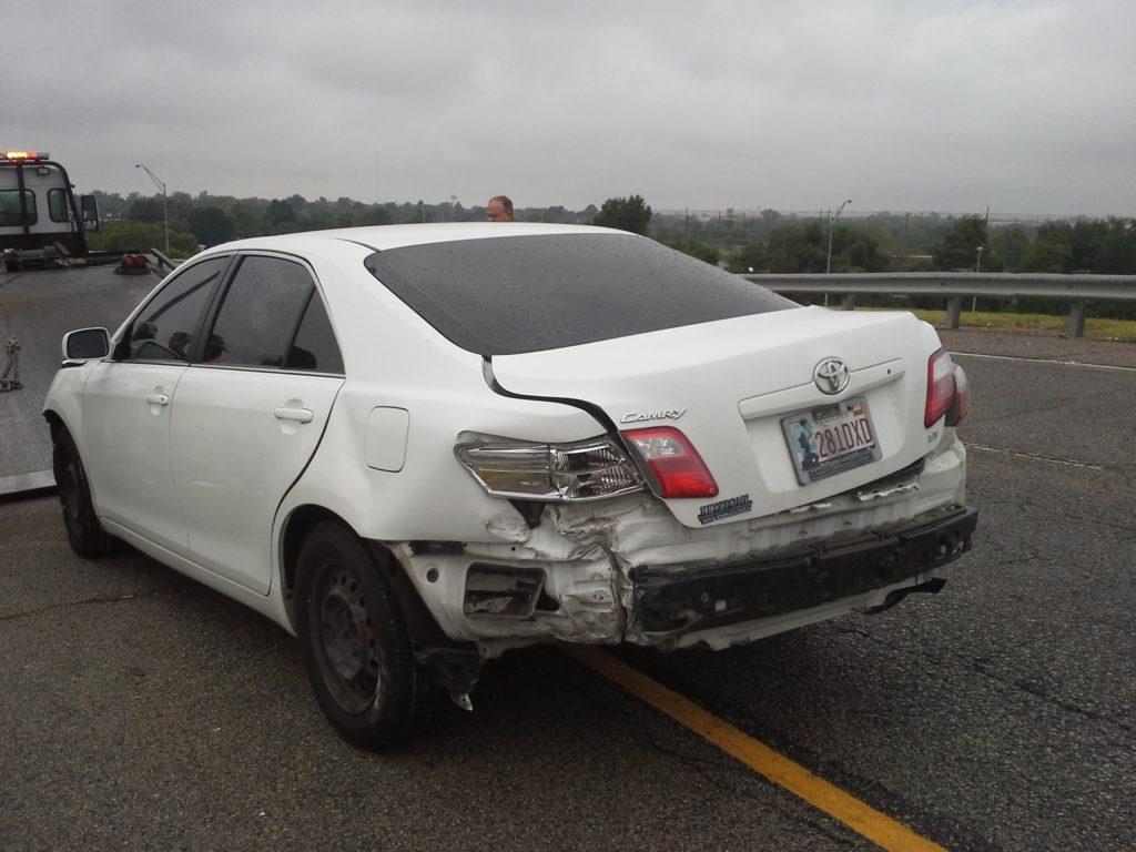 toyota camry wreck why me