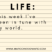 LIFE: In Tune