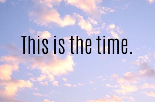 This is the time by Margo Woodward