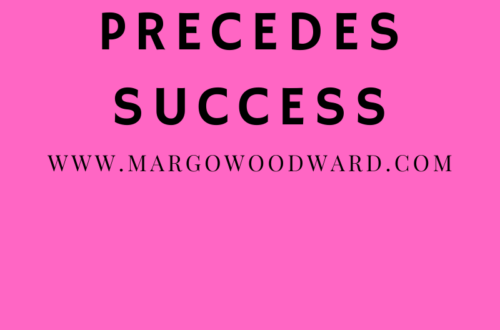 preparation precedes success by Margo Woodward