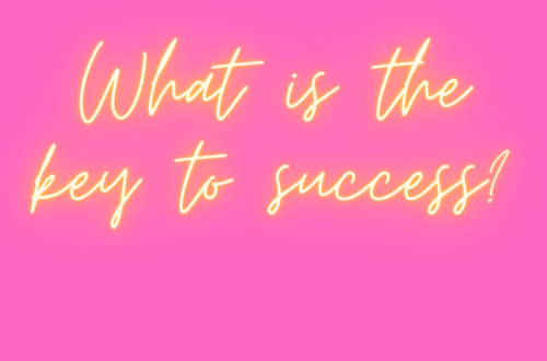 What is the key to success? by Margo Woodward