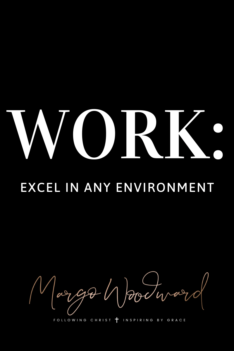 WORK: EXCEL IN ANY ENVIRONMENT BY MARGO WOODWARD