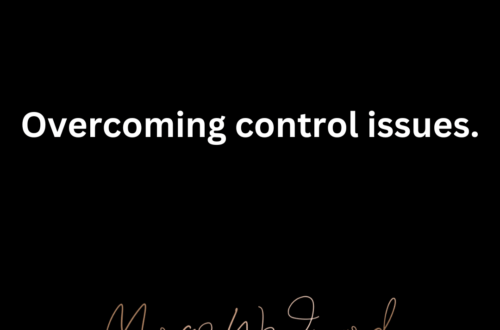 Overcoming control issues by Margo Woodward