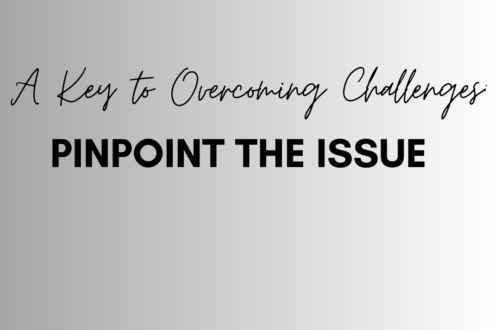 Overcoming Challenges pinpoint the issue by Margo Woodward
