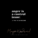 anger is a control issue by Margo Woodward